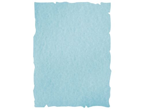 Papel de cor liderpapel pergaminho com cantos a4 240 gr azul embalagem de 10 folhas , Liderpapel , 64709 , 8423473647091